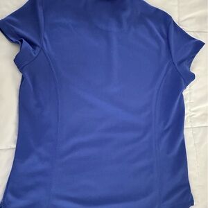Women's Golf Blue Button front Shirt